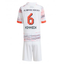Bayern Munich Joshua Kimmich #6 Uit tenue Kids 2025-26 Korte Mouw (+ Korte broeken)